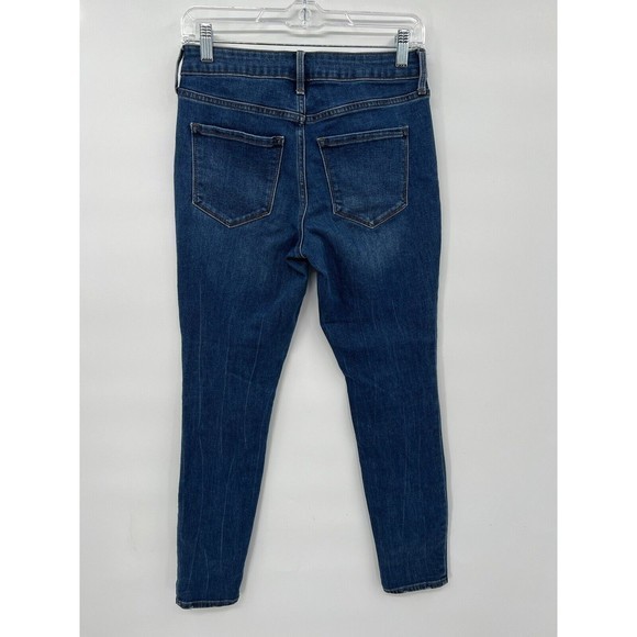 Old Navy Pop Icon Skinny Jeans‎ Blue Denim Womens Size 4 - Picture 4 of 6
